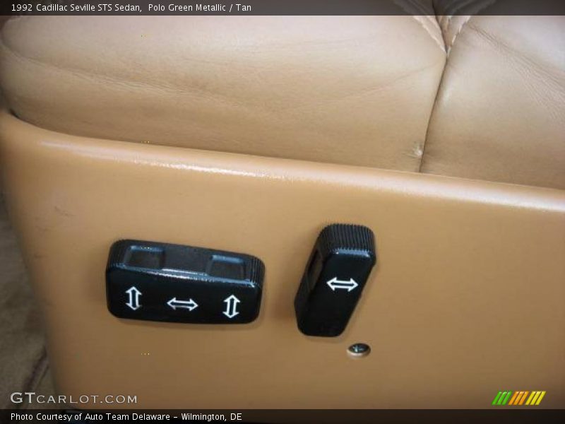 Polo Green Metallic / Tan 1992 Cadillac Seville STS Sedan