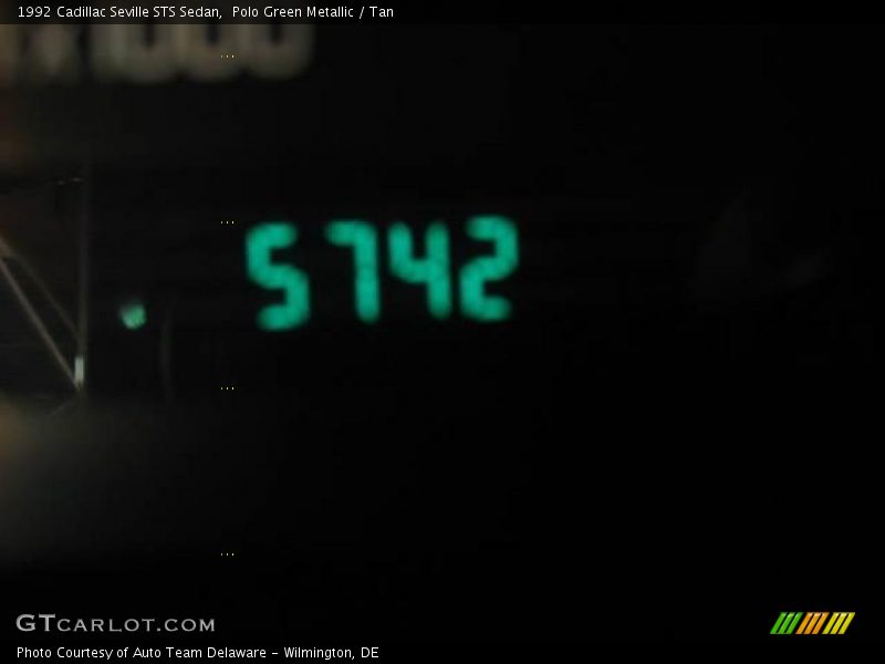 Polo Green Metallic / Tan 1992 Cadillac Seville STS Sedan