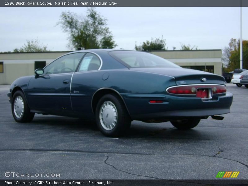 Majestic Teal Pearl / Medium Gray 1996 Buick Riviera Coupe