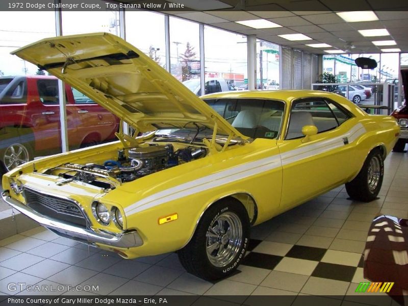 1972 Challenger Coupe Top Banana Yellow