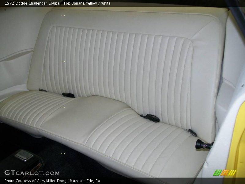  1972 Challenger Coupe White Interior