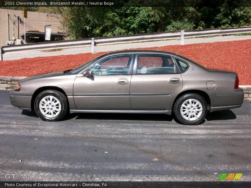 Bronzemist Metallic / Neutral Beige 2003 Chevrolet Impala