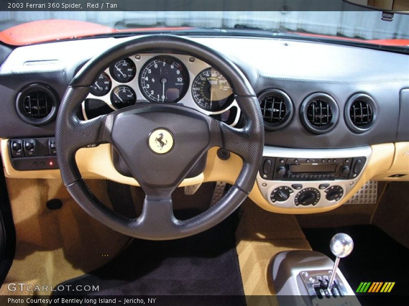 Red / Tan 2003 Ferrari 360 Spider