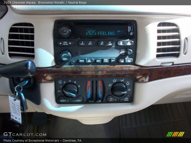 Bronzemist Metallic / Neutral Beige 2003 Chevrolet Impala