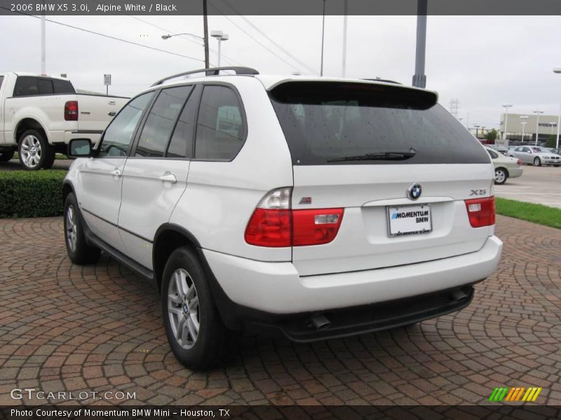 Alpine White / Black 2006 BMW X5 3.0i