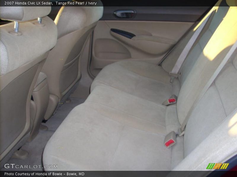 Tango Red Pearl / Ivory 2007 Honda Civic LX Sedan