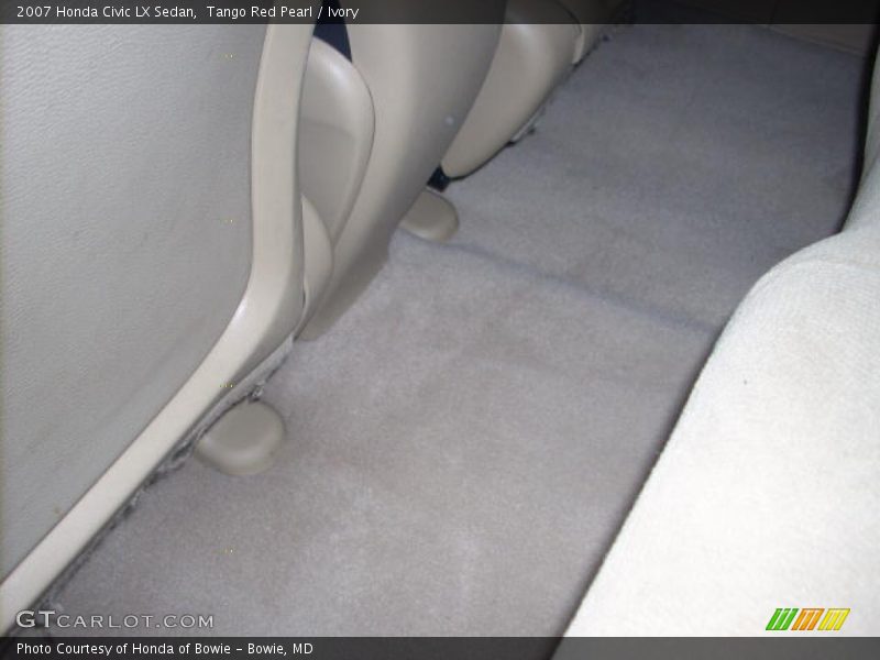 Tango Red Pearl / Ivory 2007 Honda Civic LX Sedan