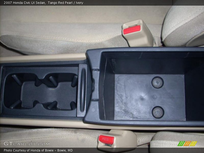 Tango Red Pearl / Ivory 2007 Honda Civic LX Sedan