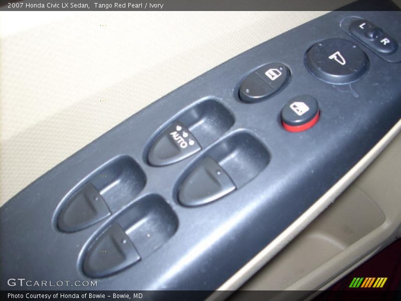 Tango Red Pearl / Ivory 2007 Honda Civic LX Sedan