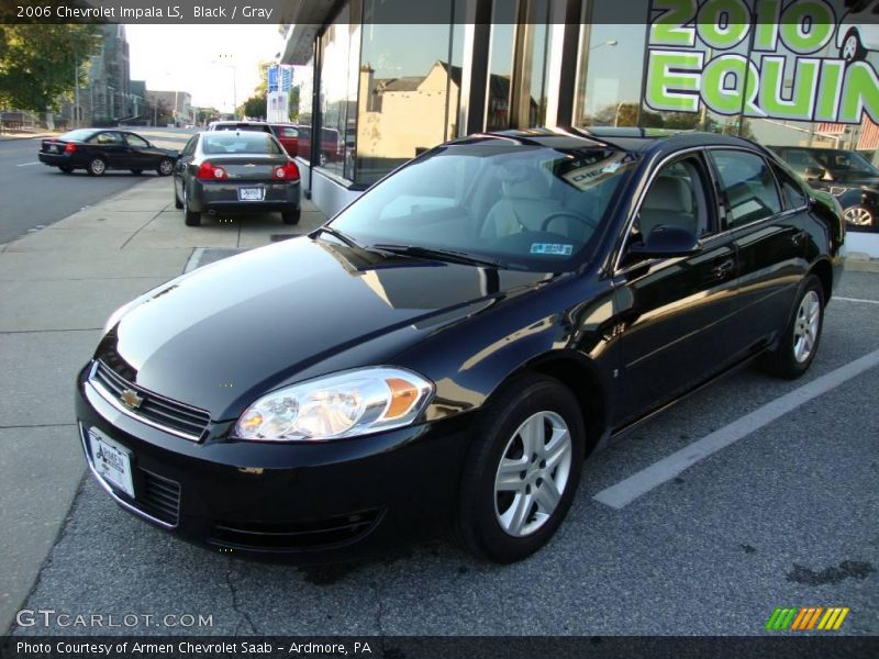 Black / Gray 2006 Chevrolet Impala LS