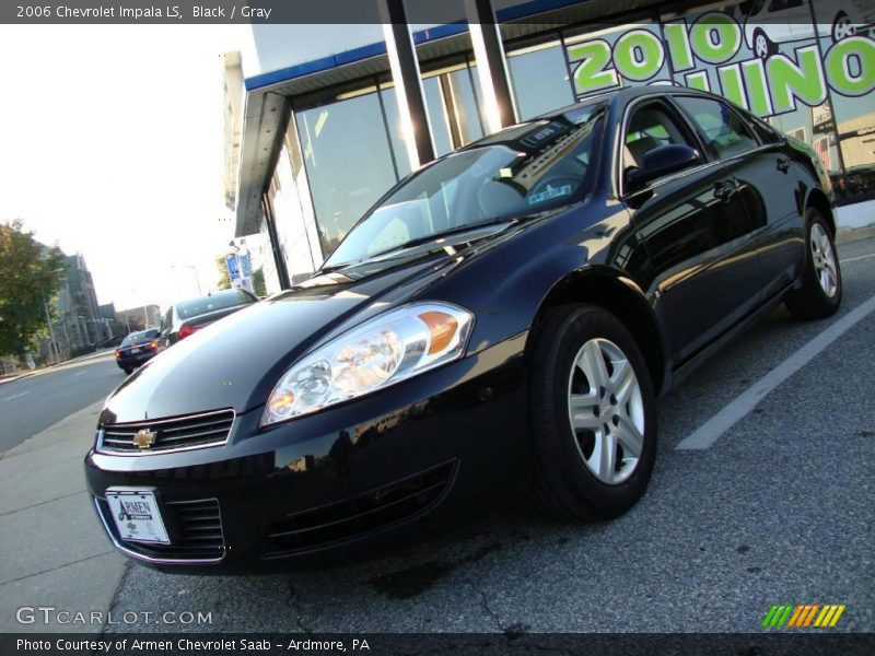 Black / Gray 2006 Chevrolet Impala LS