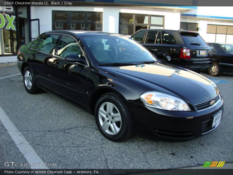 Black / Gray 2006 Chevrolet Impala LS