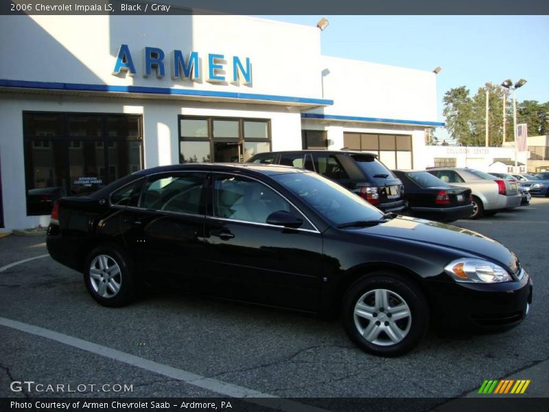 Black / Gray 2006 Chevrolet Impala LS