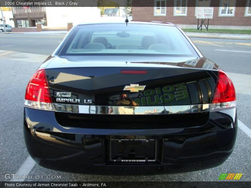 Black / Gray 2006 Chevrolet Impala LS