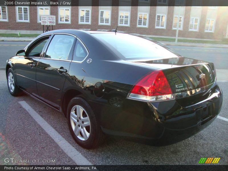 Black / Gray 2006 Chevrolet Impala LS