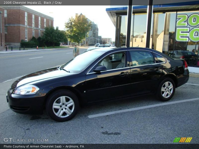 Black / Gray 2006 Chevrolet Impala LS