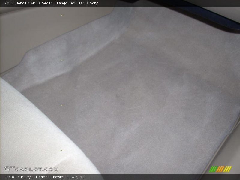 Tango Red Pearl / Ivory 2007 Honda Civic LX Sedan