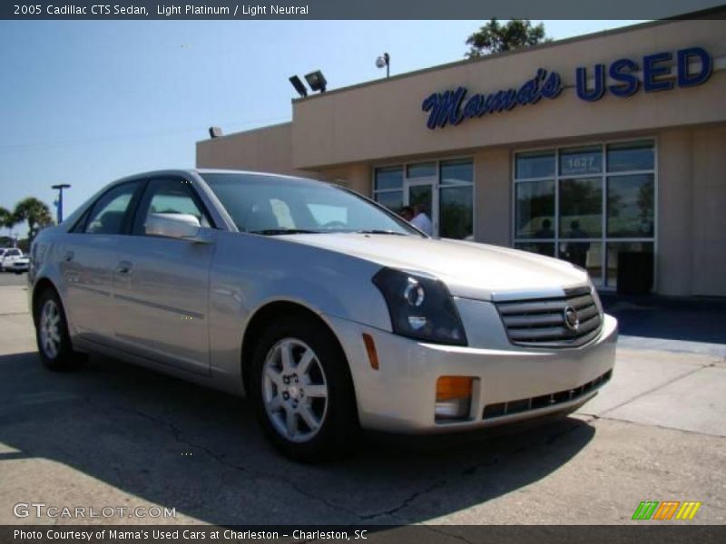Light Platinum / Light Neutral 2005 Cadillac CTS Sedan