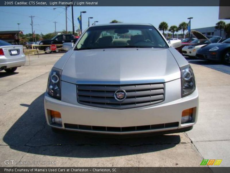 Light Platinum / Light Neutral 2005 Cadillac CTS Sedan