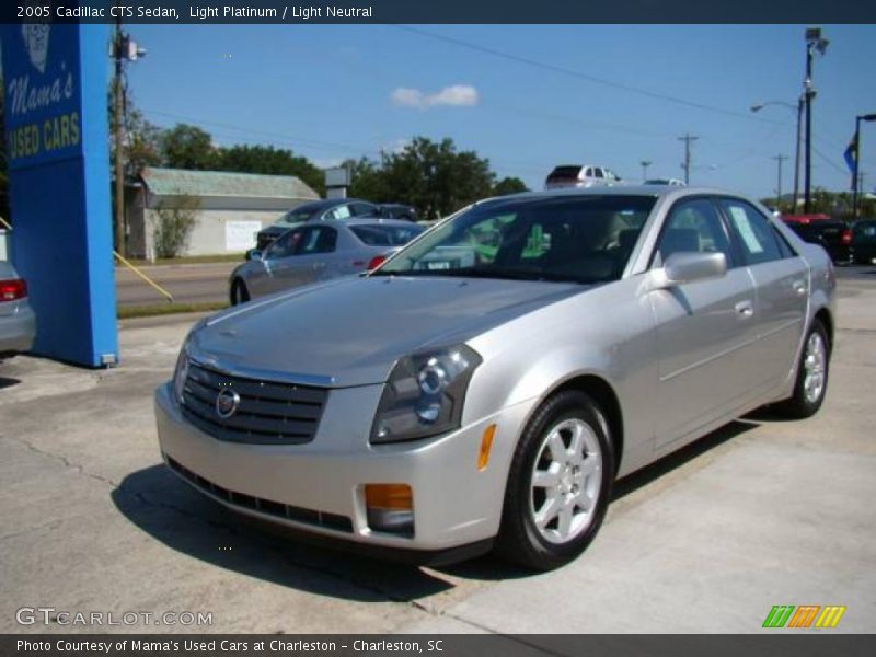 Light Platinum / Light Neutral 2005 Cadillac CTS Sedan
