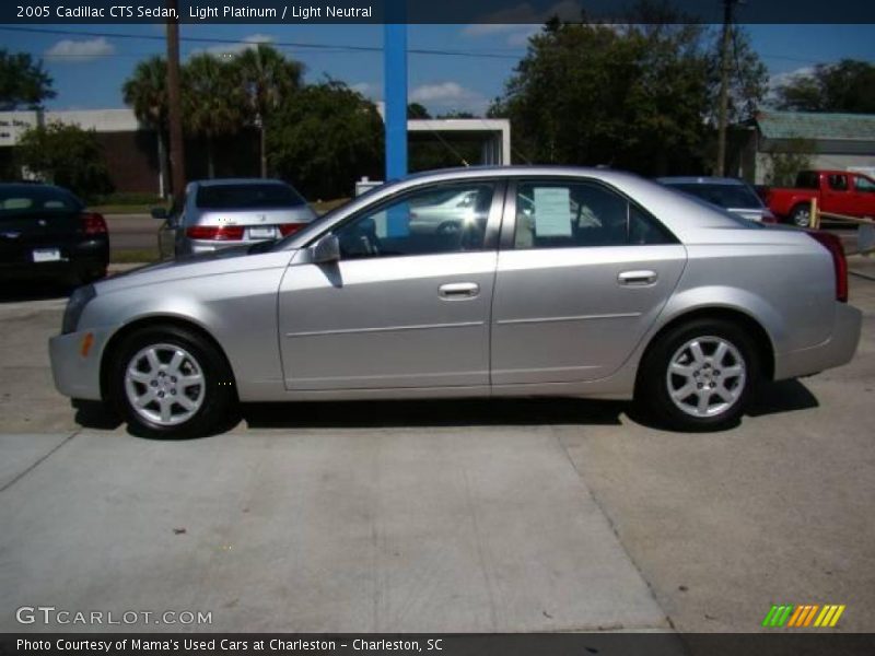 Light Platinum / Light Neutral 2005 Cadillac CTS Sedan