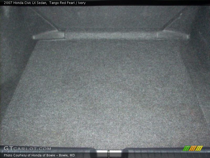 Tango Red Pearl / Ivory 2007 Honda Civic LX Sedan