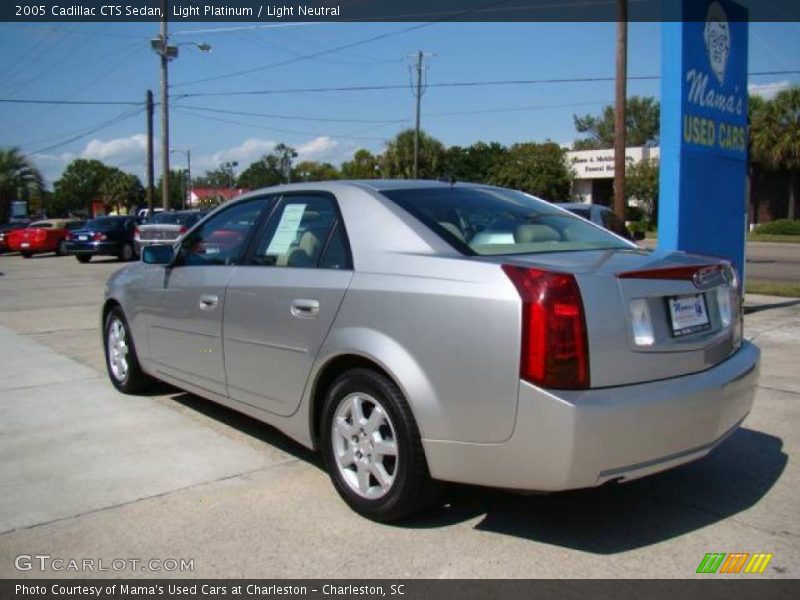 Light Platinum / Light Neutral 2005 Cadillac CTS Sedan