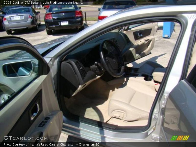Light Platinum / Light Neutral 2005 Cadillac CTS Sedan