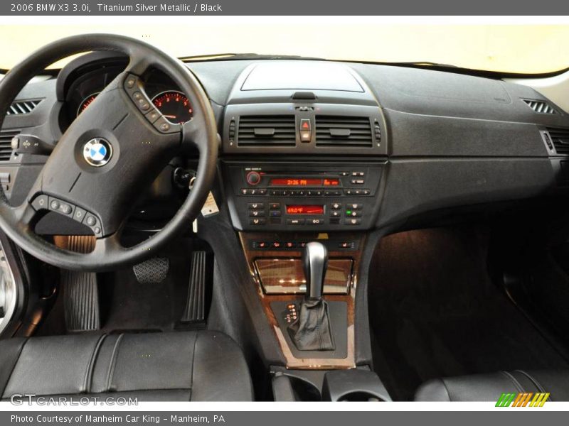 Titanium Silver Metallic / Black 2006 BMW X3 3.0i