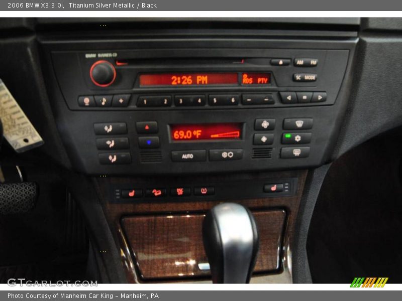 Titanium Silver Metallic / Black 2006 BMW X3 3.0i