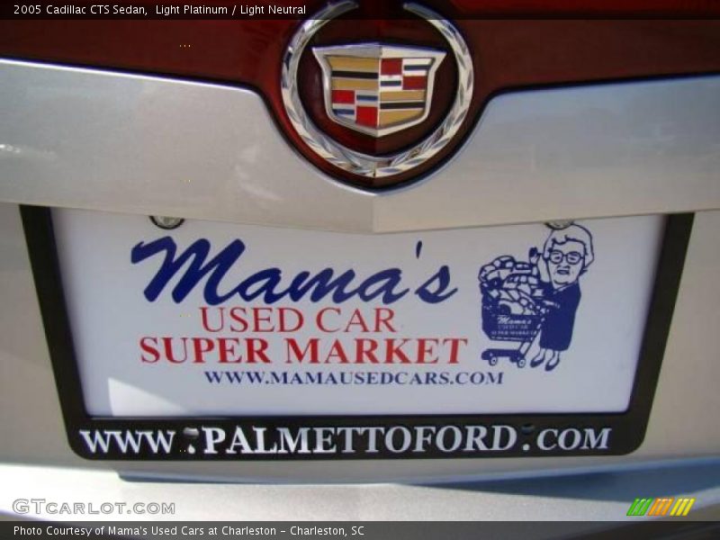 Light Platinum / Light Neutral 2005 Cadillac CTS Sedan