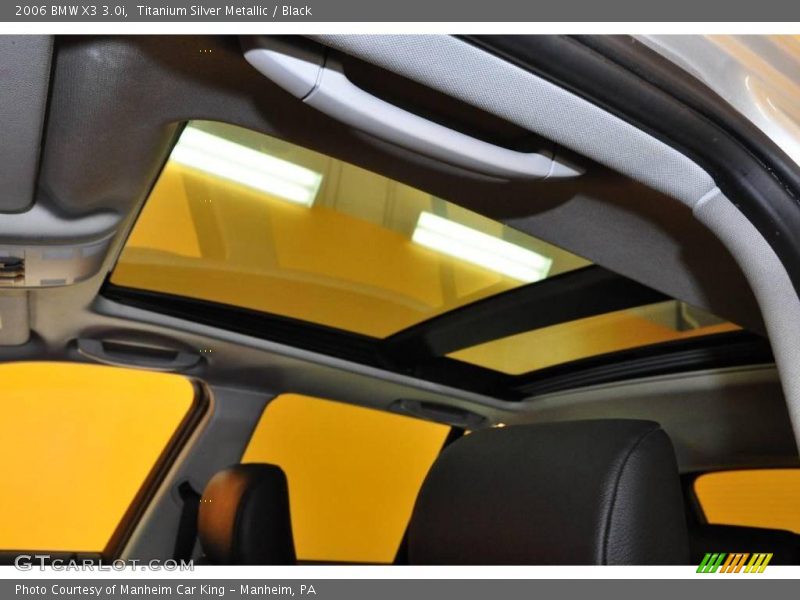 Titanium Silver Metallic / Black 2006 BMW X3 3.0i