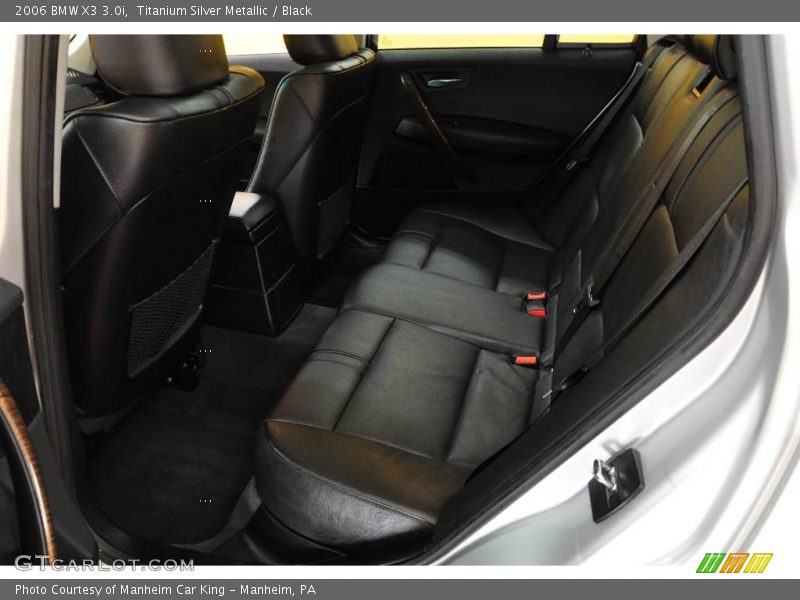 Titanium Silver Metallic / Black 2006 BMW X3 3.0i