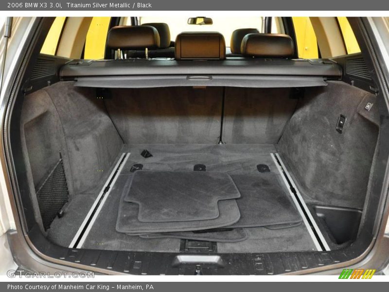 Titanium Silver Metallic / Black 2006 BMW X3 3.0i