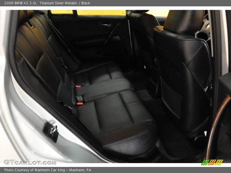 Titanium Silver Metallic / Black 2006 BMW X3 3.0i