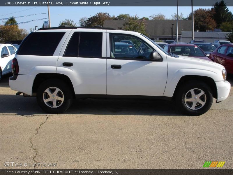 Summit White / Light Gray 2006 Chevrolet TrailBlazer LS 4x4