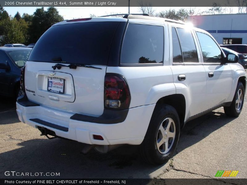Summit White / Light Gray 2006 Chevrolet TrailBlazer LS 4x4