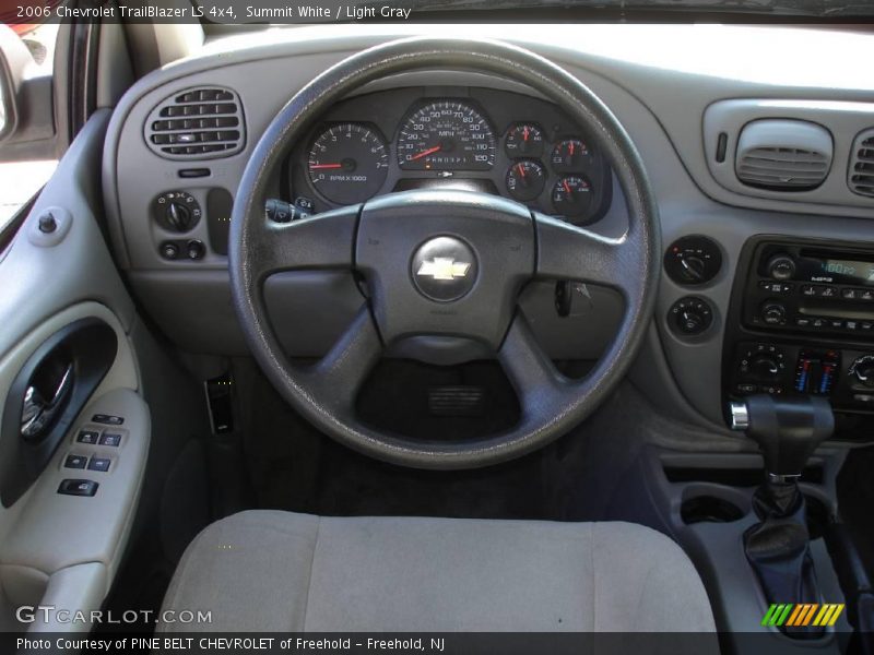 Summit White / Light Gray 2006 Chevrolet TrailBlazer LS 4x4
