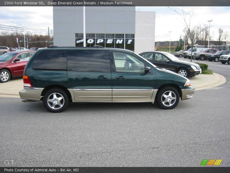Deep Emerald Green Metallic / Medium Parchment 2000 Ford Windstar SEL