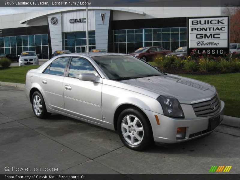 Light Platinum / Ebony 2006 Cadillac CTS Sedan