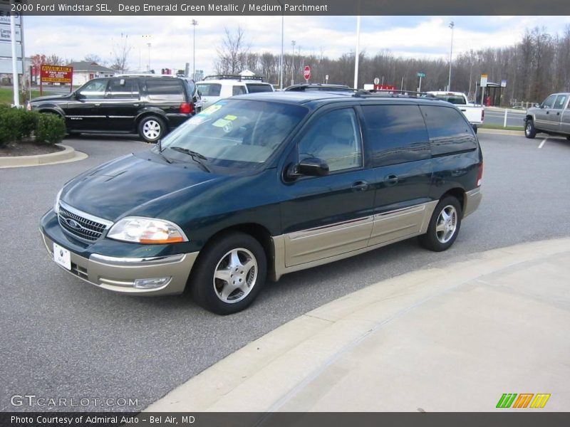 Deep Emerald Green Metallic / Medium Parchment 2000 Ford Windstar SEL