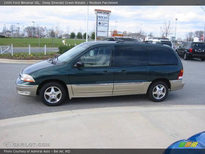 Deep Emerald Green Metallic / Medium Parchment 2000 Ford Windstar SEL