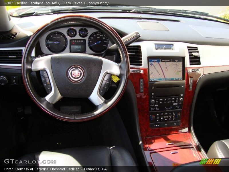 Black Raven / Ebony/Ebony 2007 Cadillac Escalade ESV AWD
