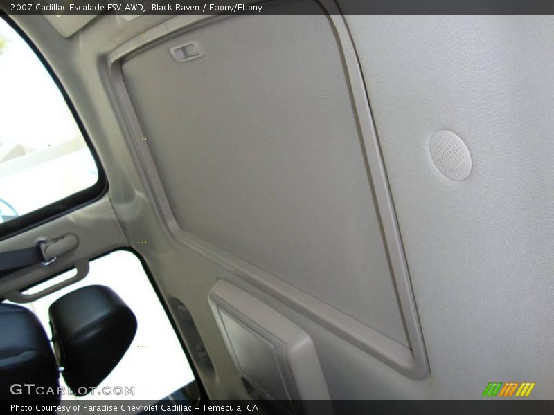 Black Raven / Ebony/Ebony 2007 Cadillac Escalade ESV AWD