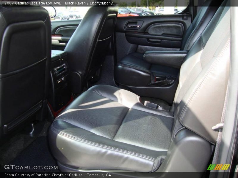 Black Raven / Ebony/Ebony 2007 Cadillac Escalade ESV AWD