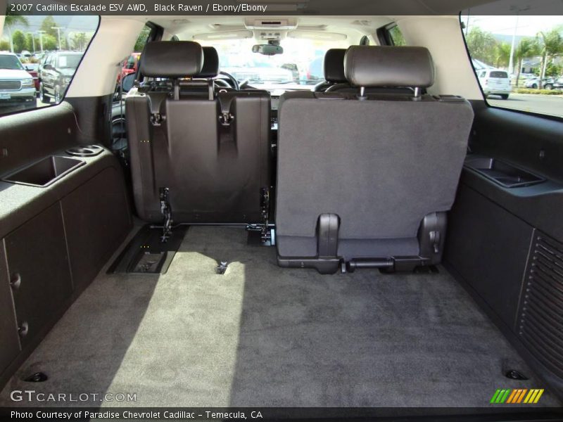 Black Raven / Ebony/Ebony 2007 Cadillac Escalade ESV AWD