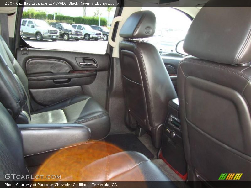Black Raven / Ebony/Ebony 2007 Cadillac Escalade ESV AWD