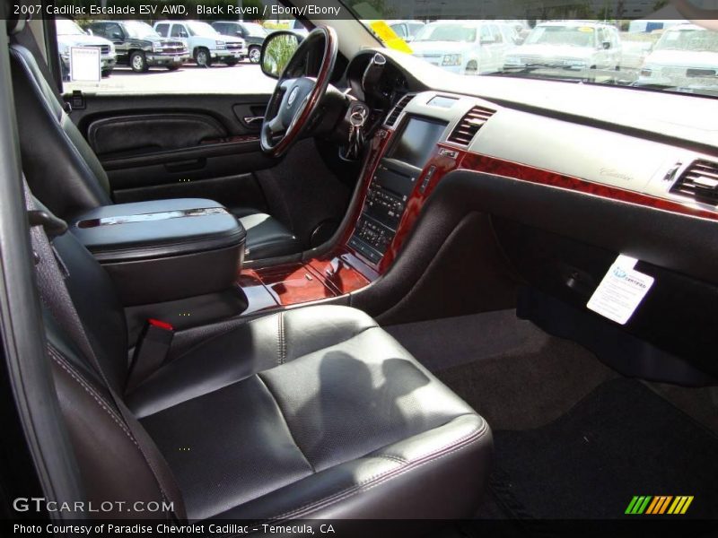 Black Raven / Ebony/Ebony 2007 Cadillac Escalade ESV AWD