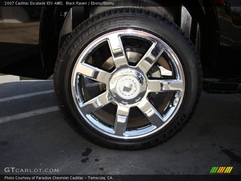 Black Raven / Ebony/Ebony 2007 Cadillac Escalade ESV AWD