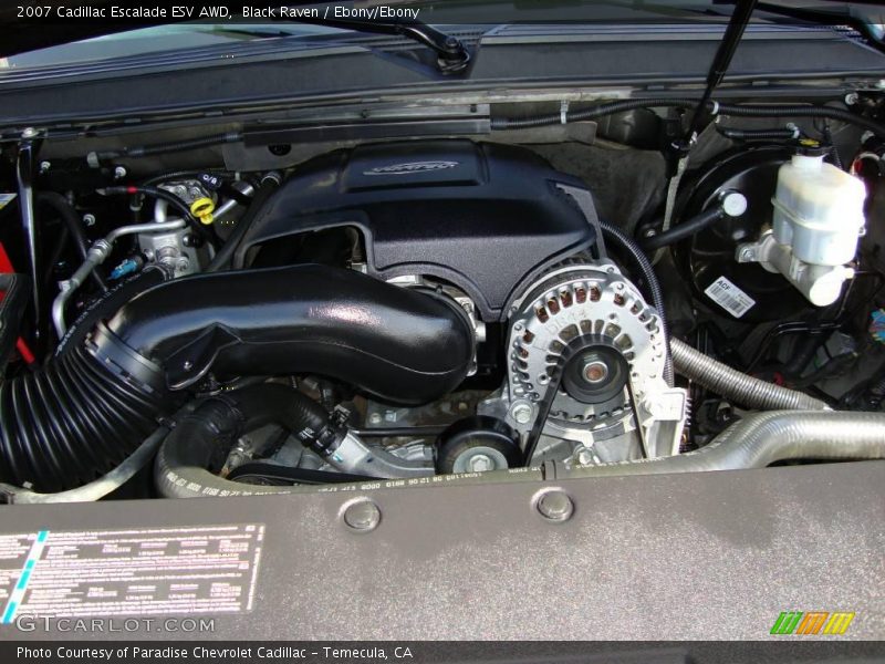 Black Raven / Ebony/Ebony 2007 Cadillac Escalade ESV AWD